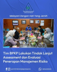 Assessment Dan Evaluasi Penerapan Manajemen Risiko Di PDAM Tirta Pare Pare Parepare Oleh Tim BPKP Prov. Sulsel